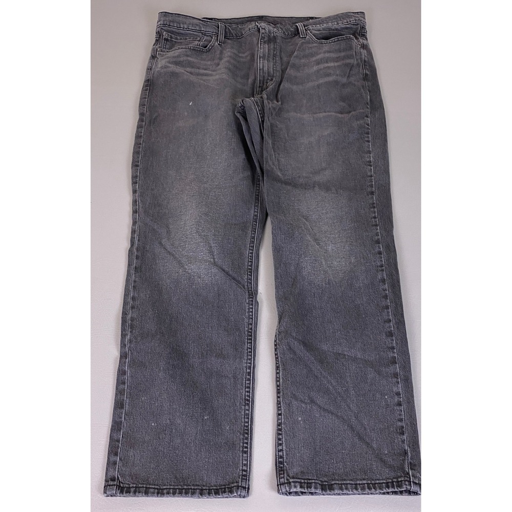 Levis 541 Athletic Taper Jeans Men's‎ 40x32 Gray Denim Stretch *Distressed